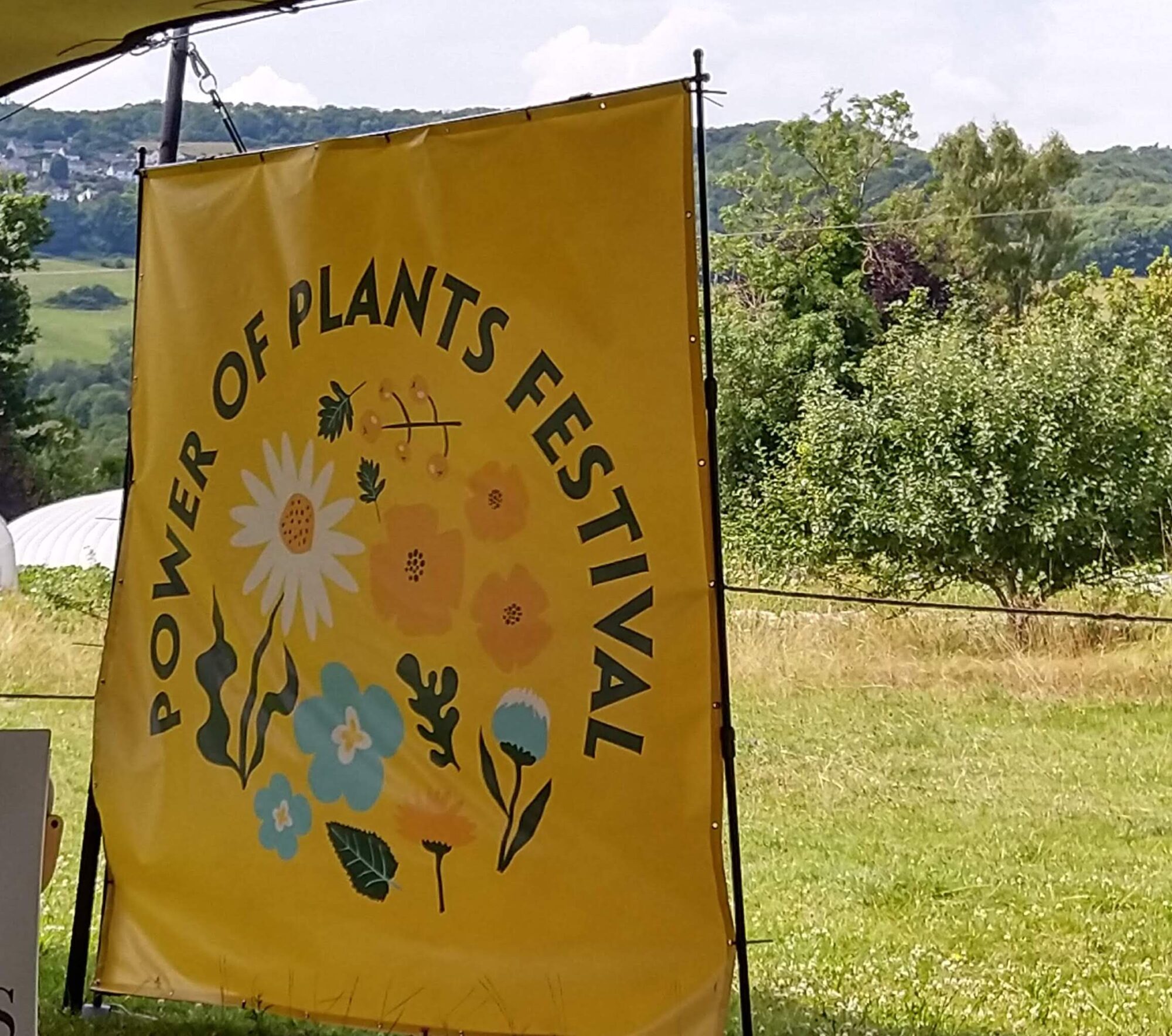 Power of Plants festival banner