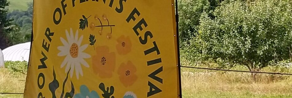 Power of Plants festival banner